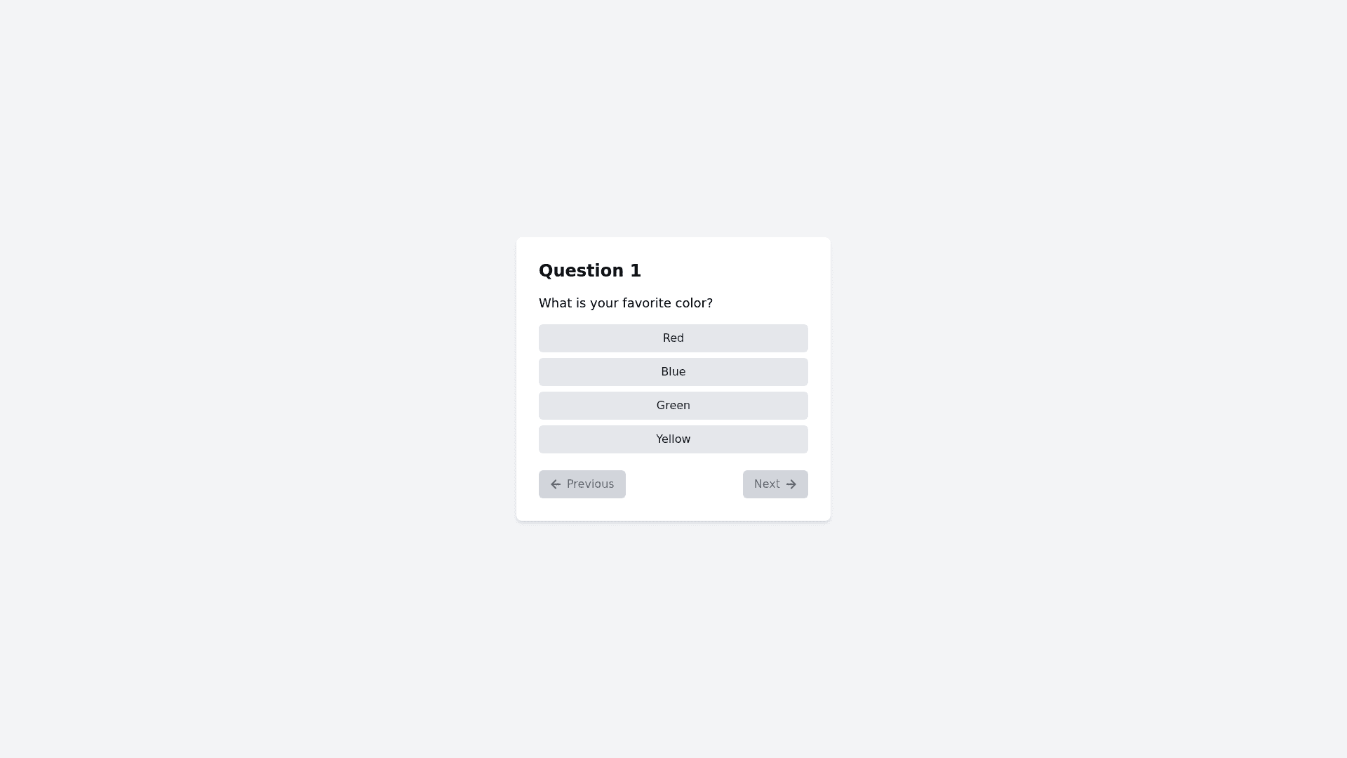 Component Preview