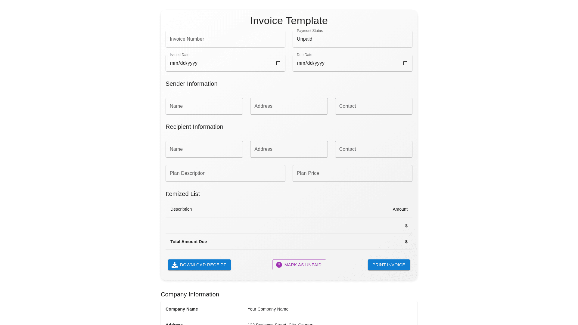 Component Preview