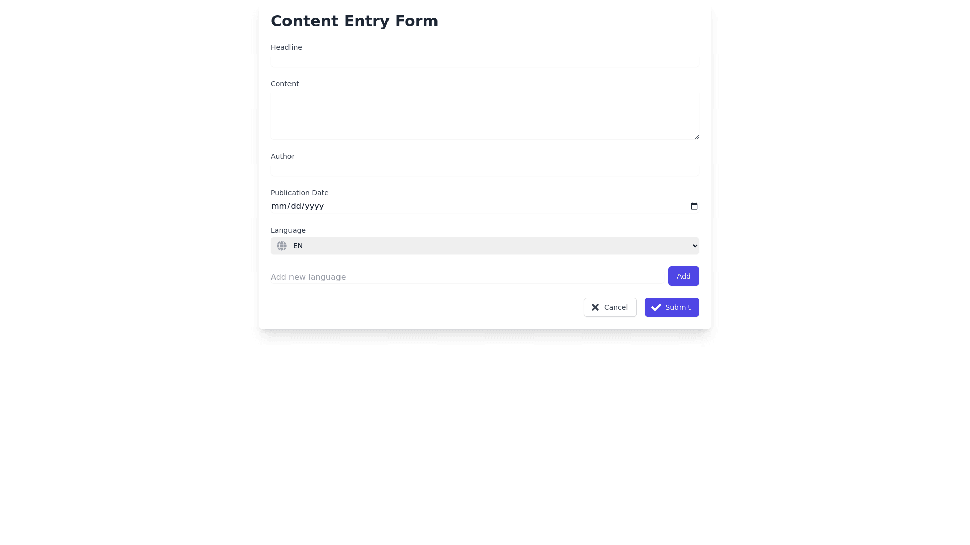 Component Preview