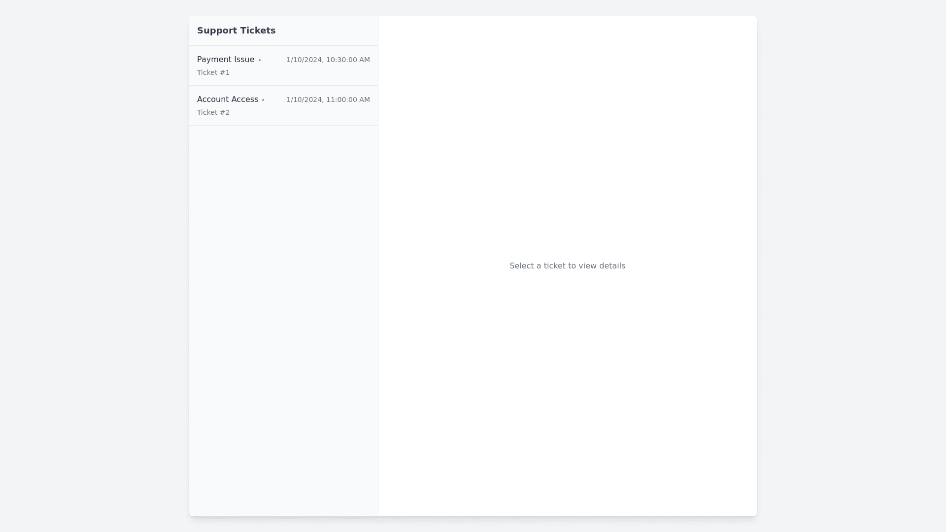 Component Preview