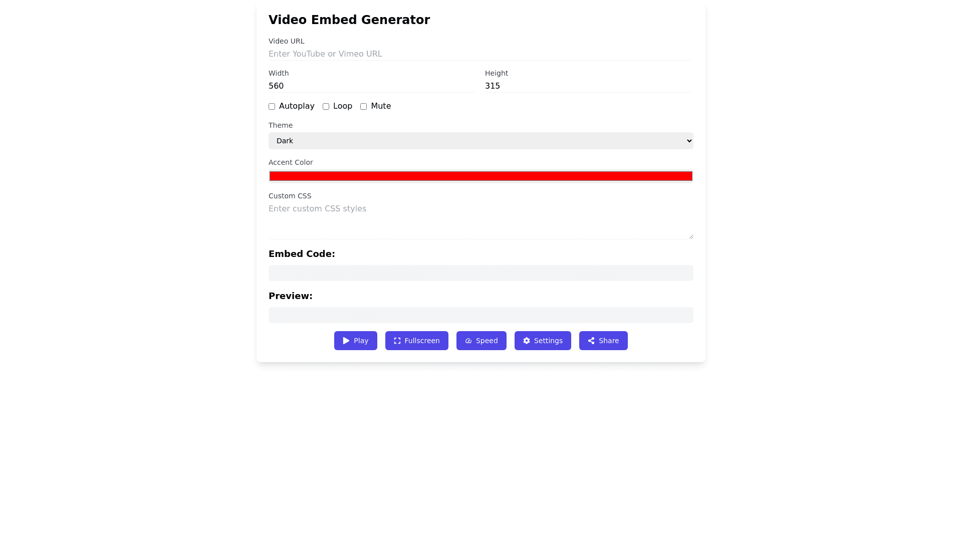 Component Preview