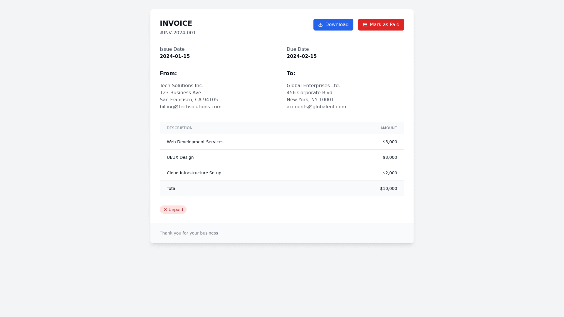 Component Preview