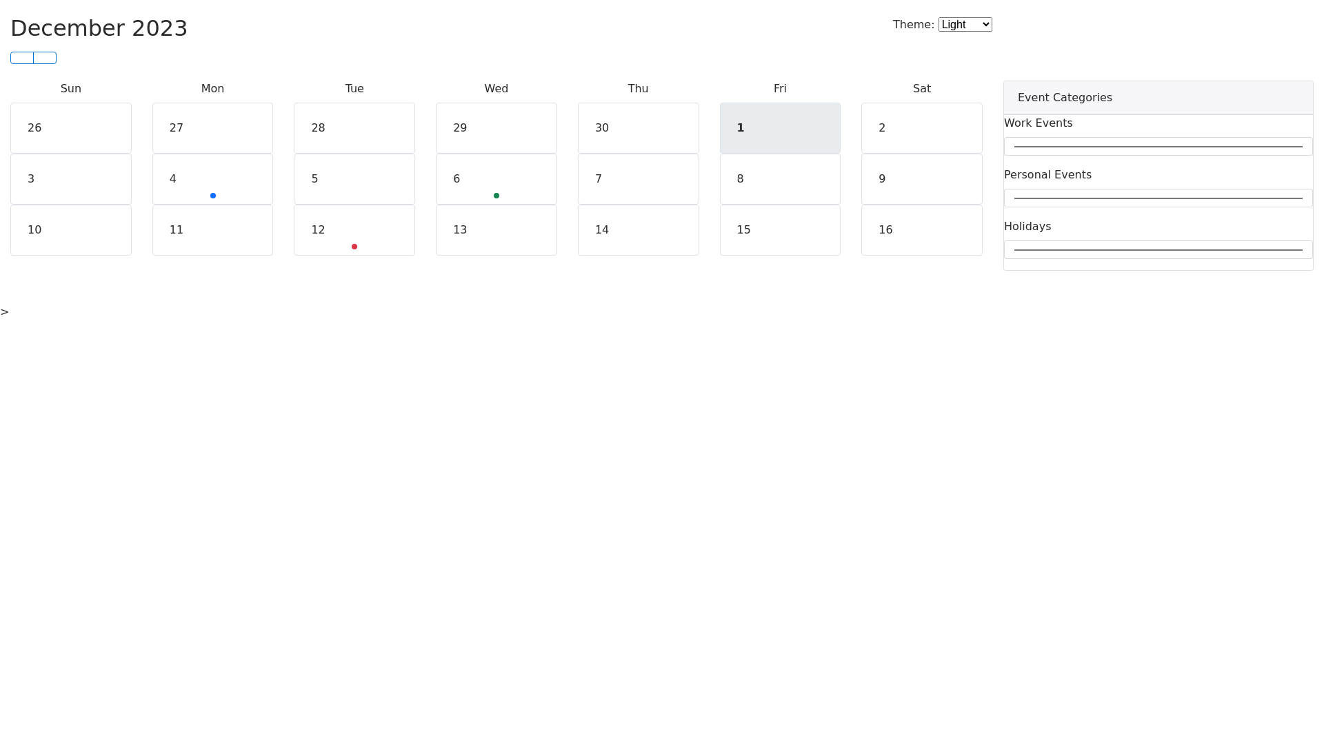 Component Preview