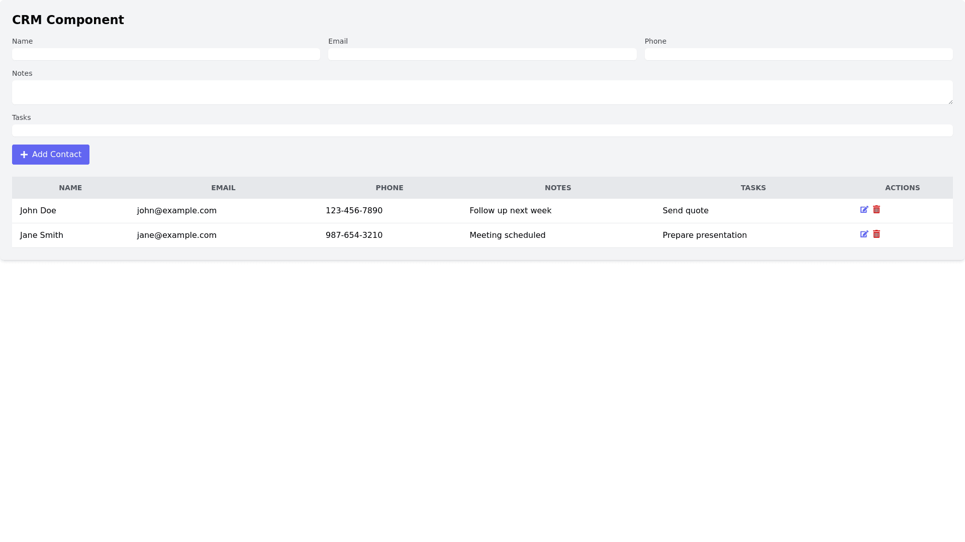 Component Preview