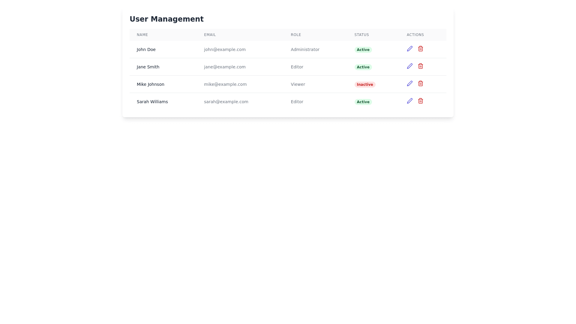 Component Preview