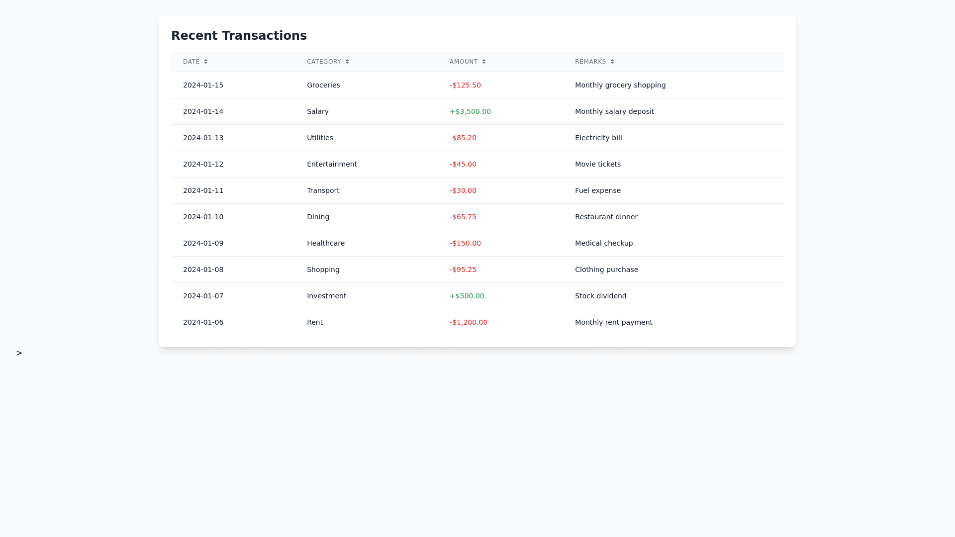 Component Preview