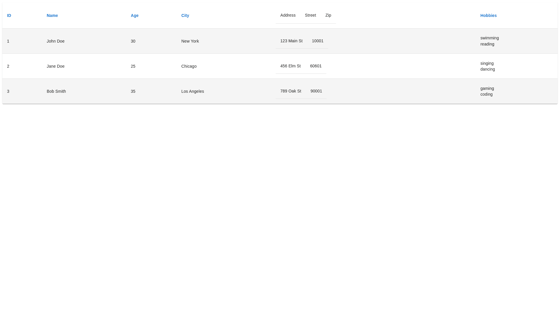 Component Preview