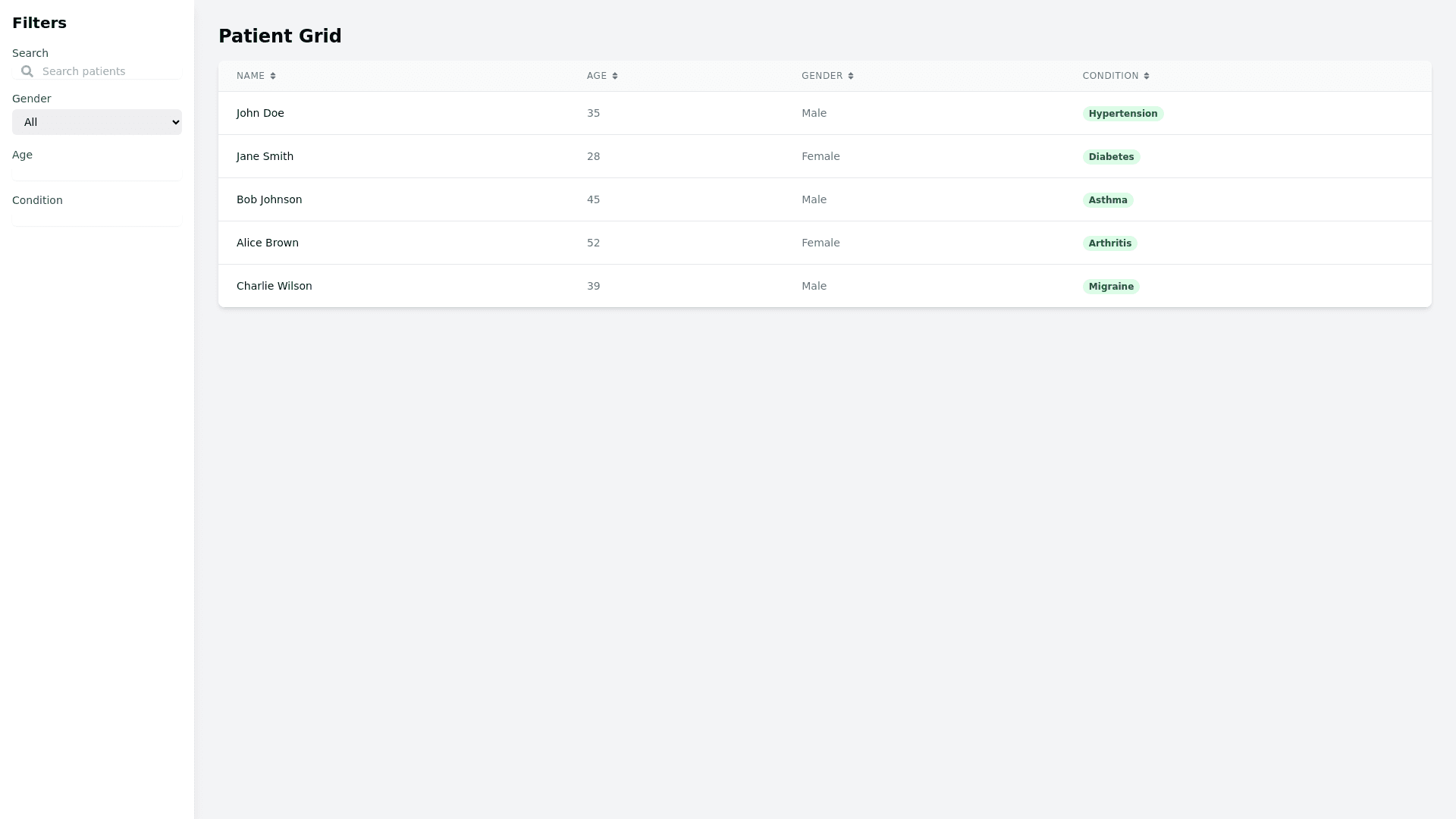 Component Preview