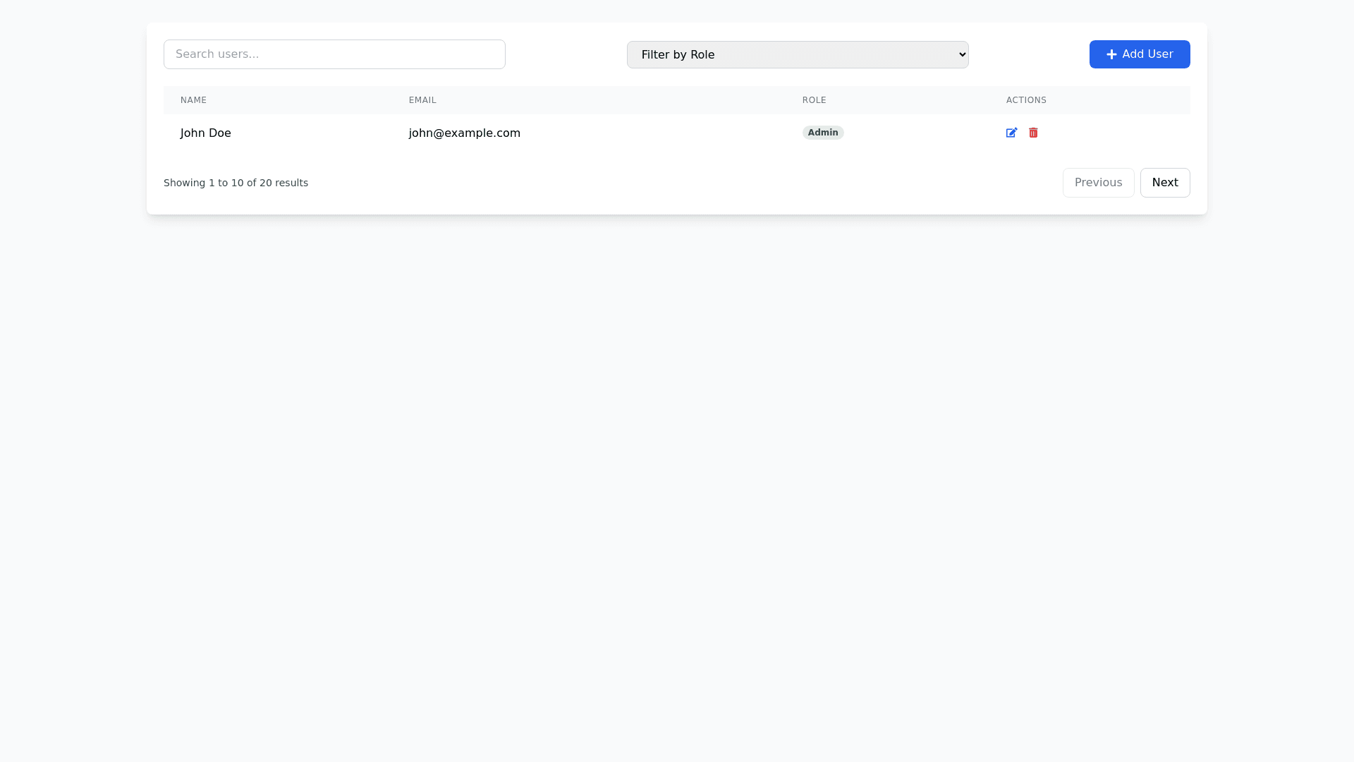 Component Preview