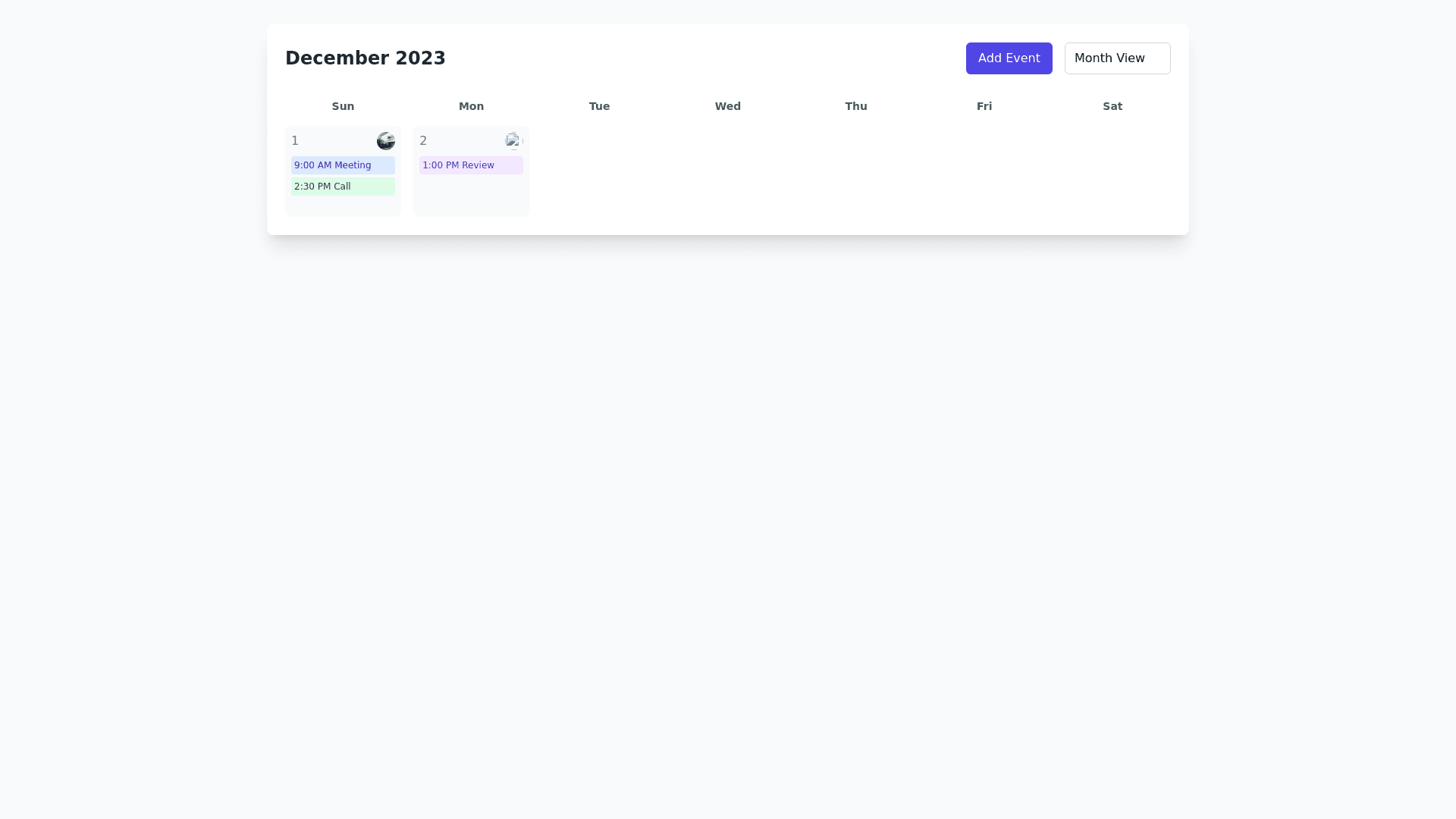 Component Preview