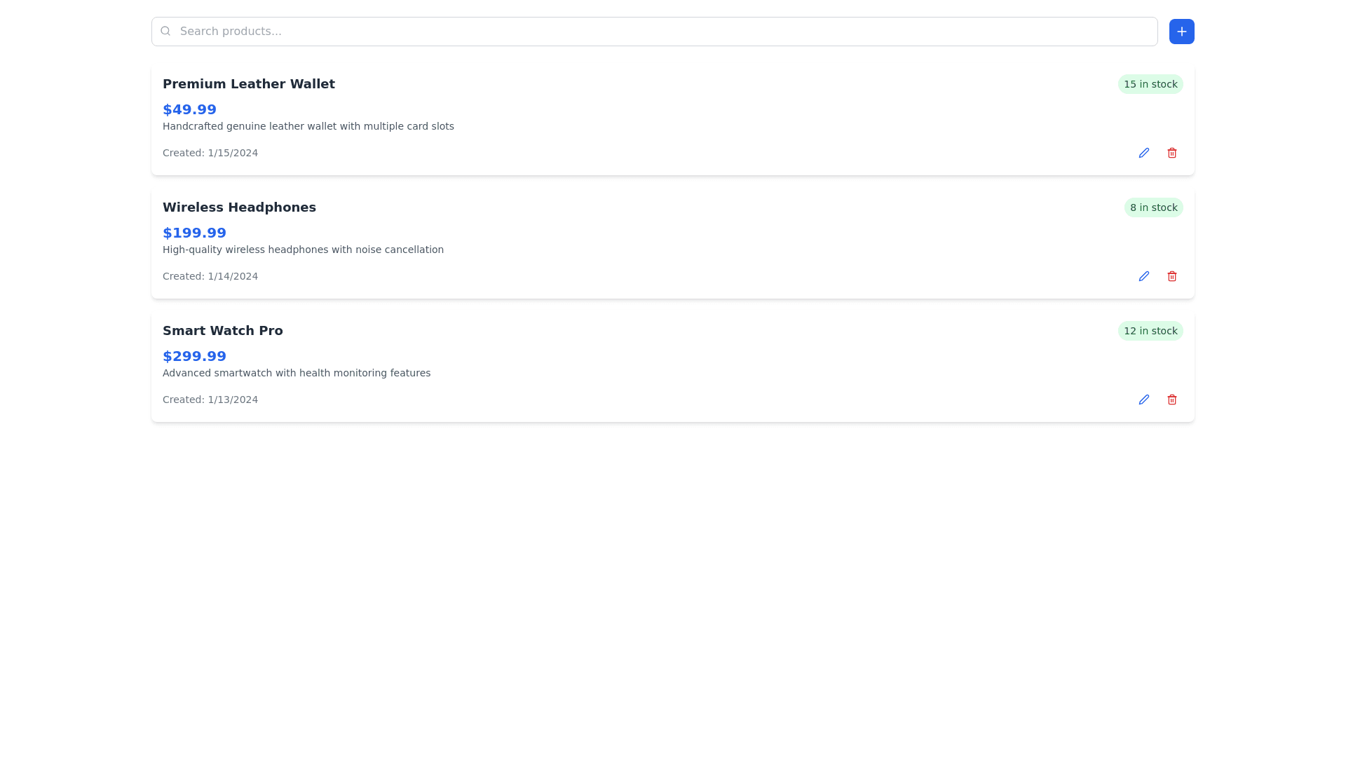 Component Preview