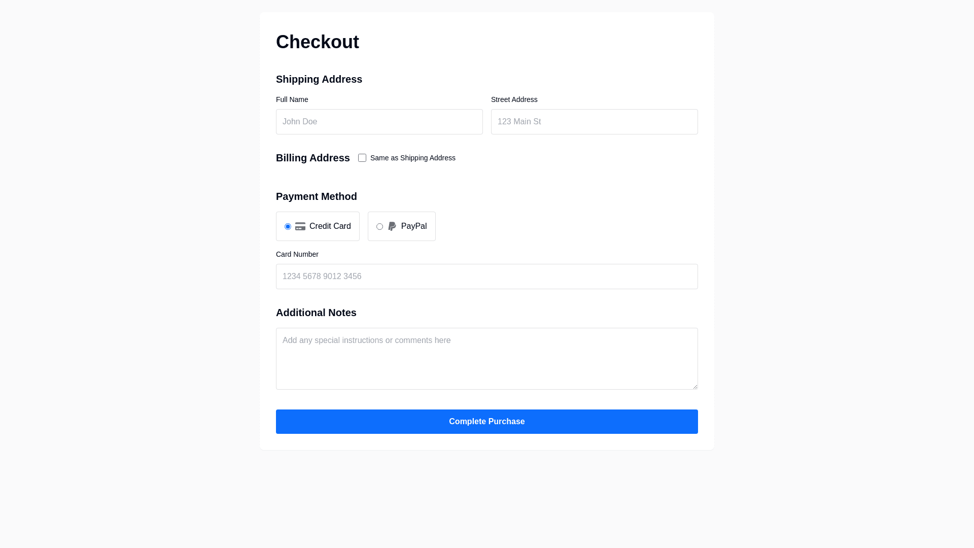 Component Preview