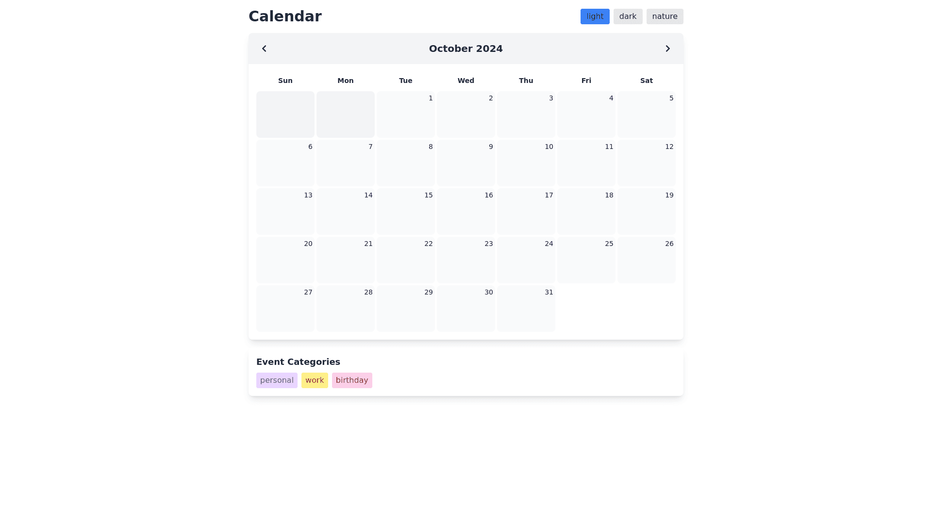 Component Preview