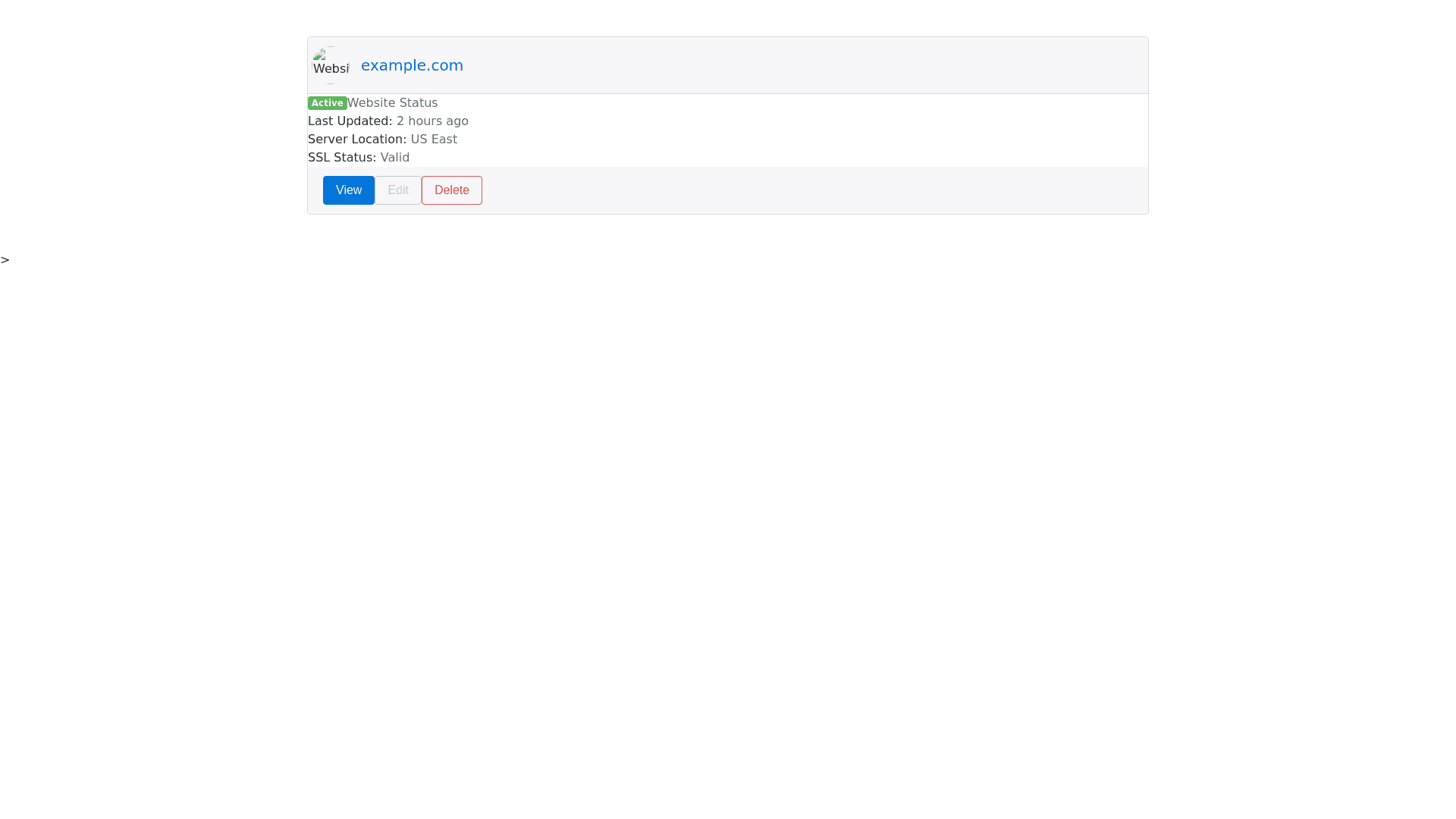 Component Preview