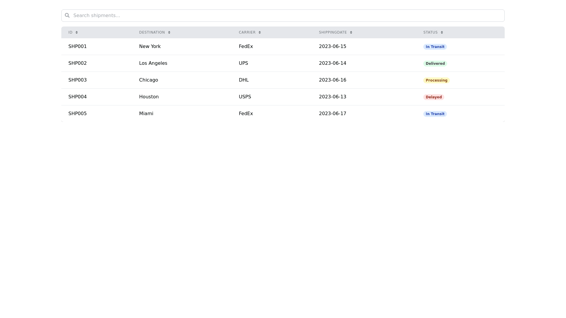 Component Preview
