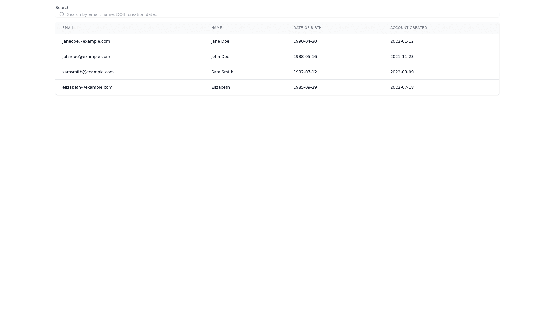 Component Preview
