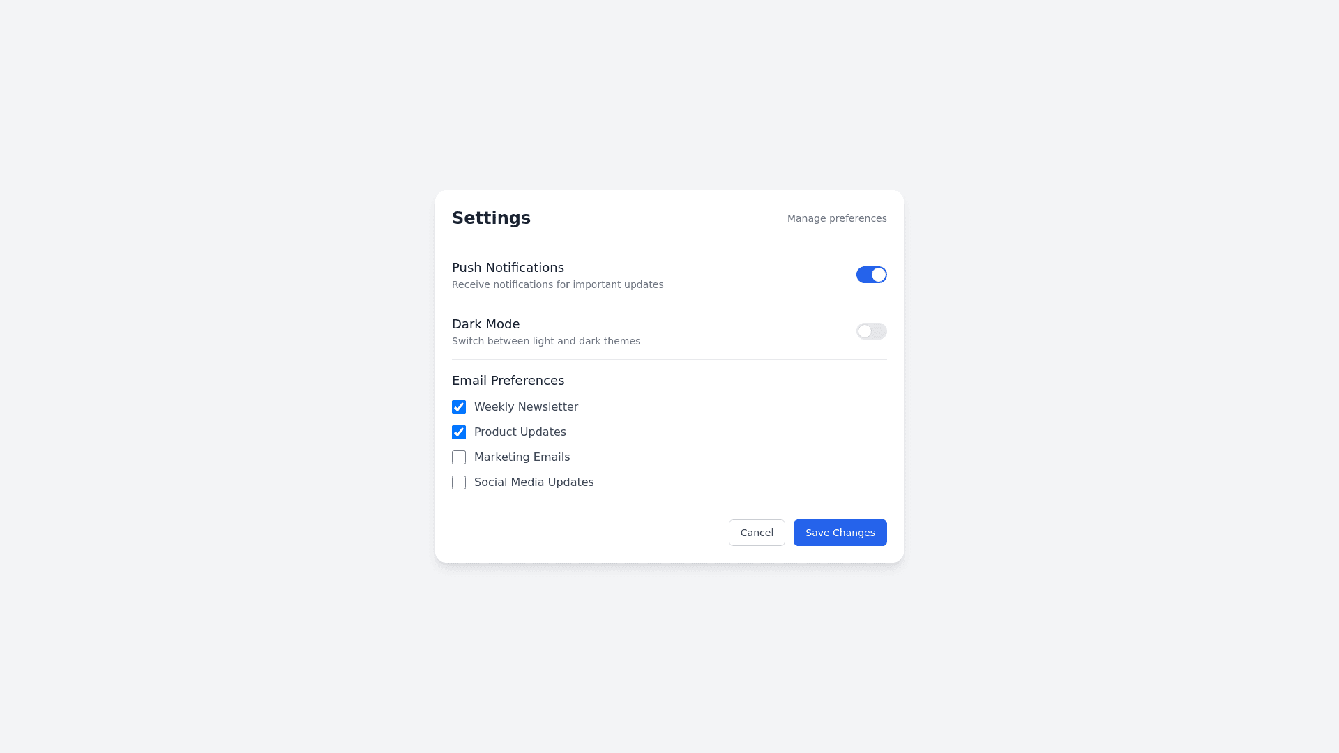 Component Preview