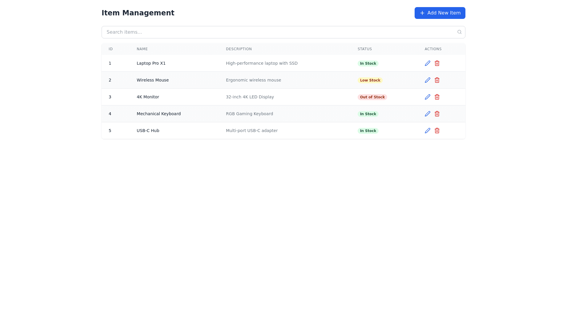 Component Preview