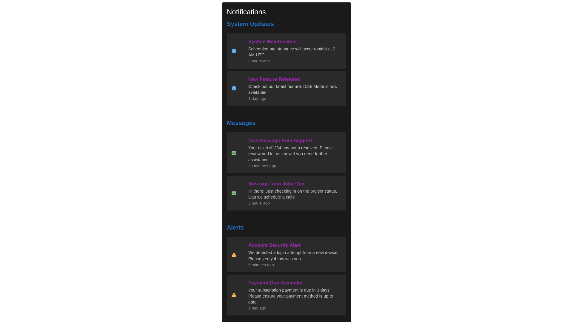 Component Preview