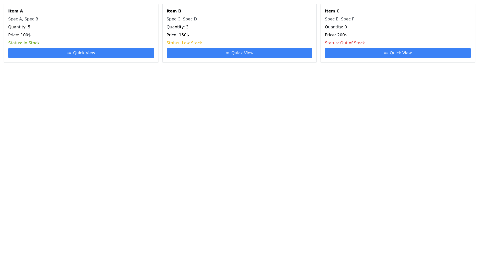 Component Preview