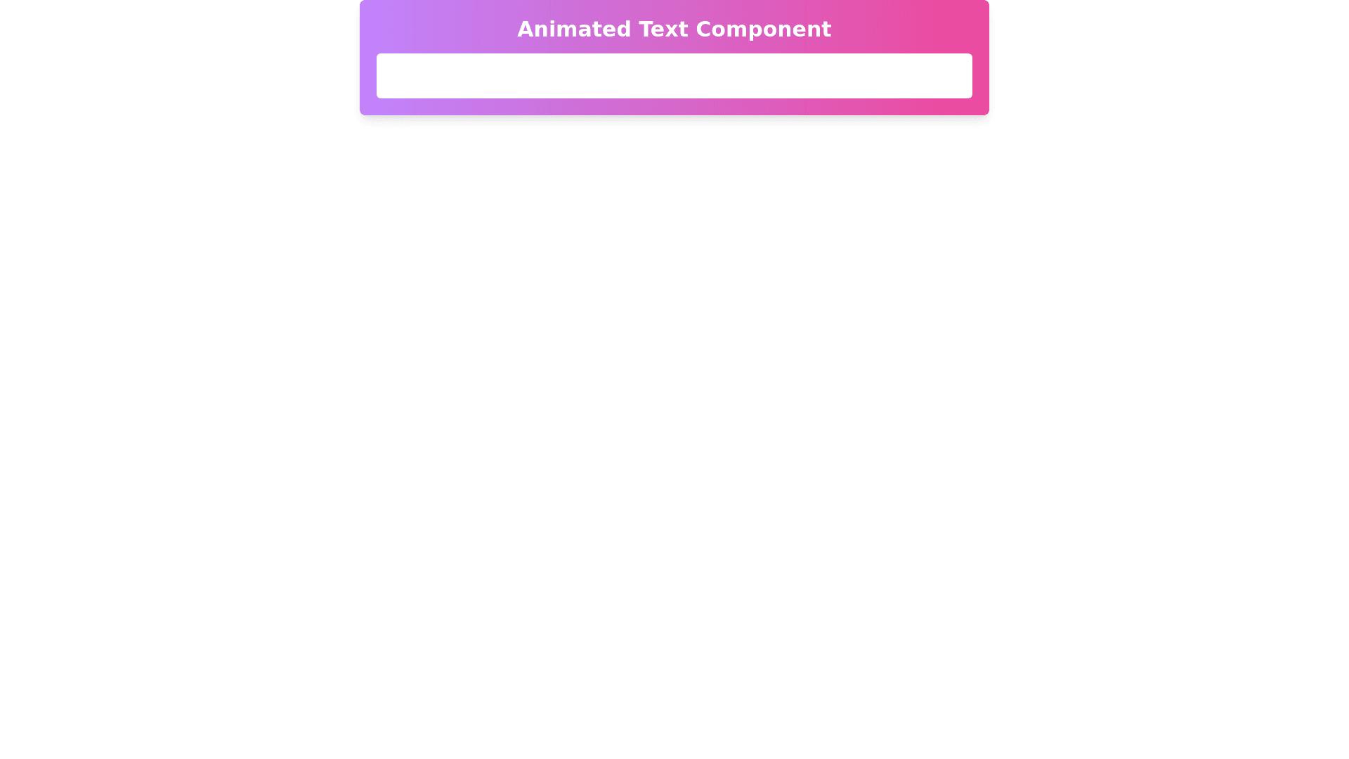 Component Preview