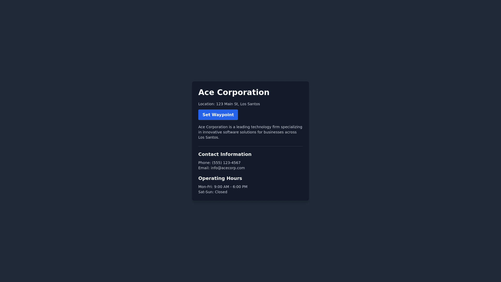 Component Preview