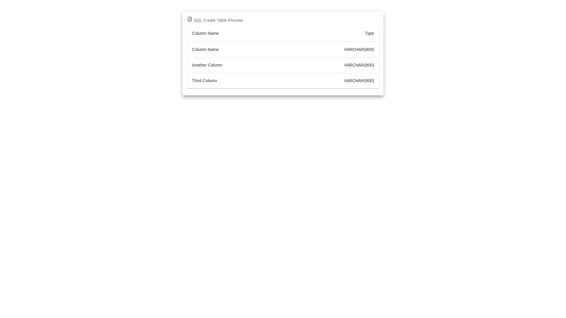 Component Preview