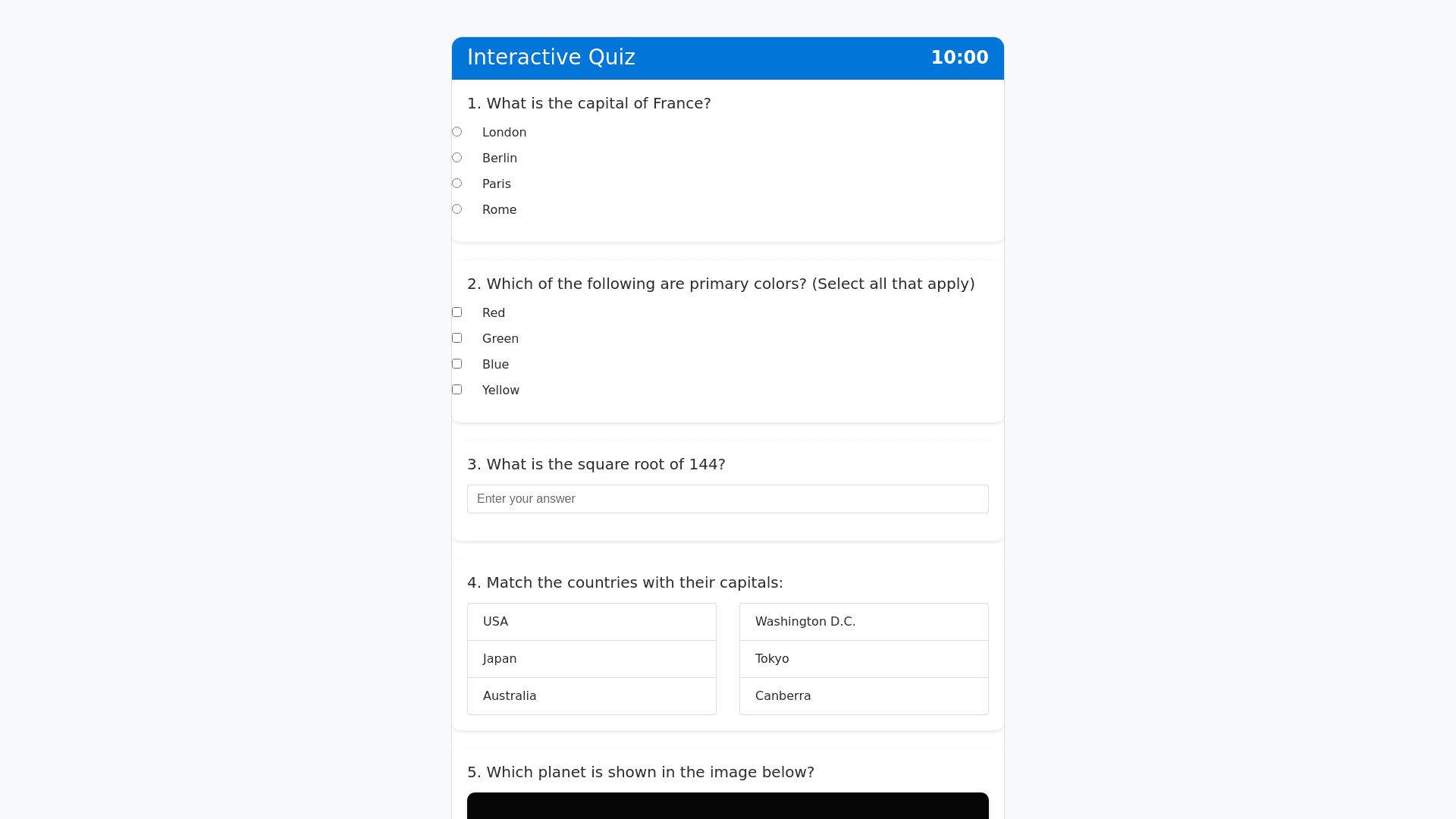 Component Preview