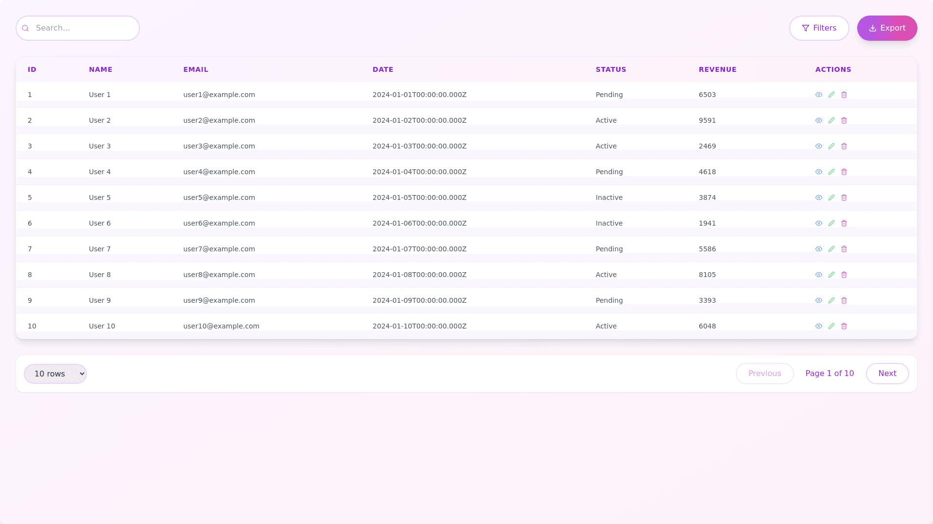 Component Preview