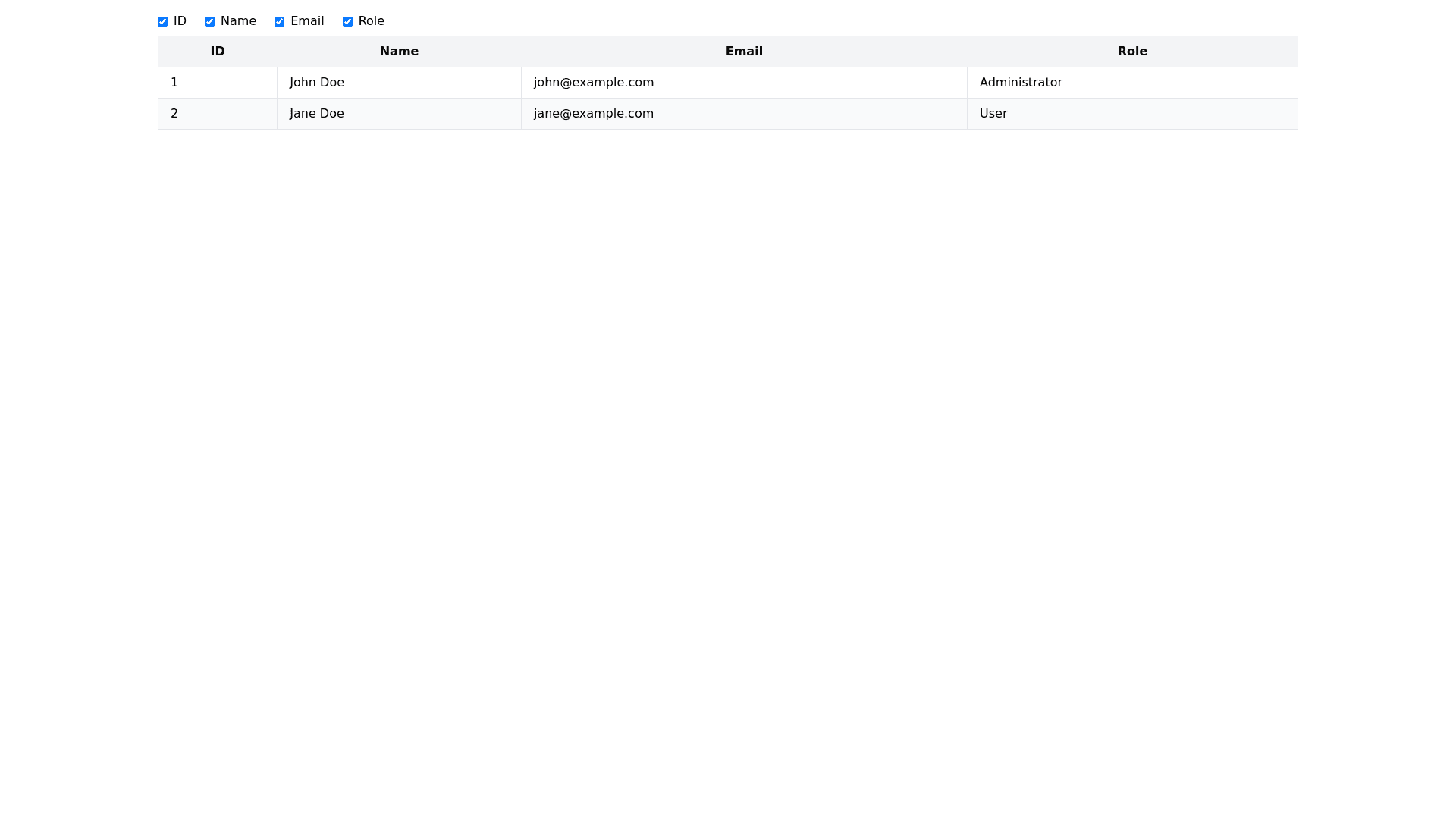 Component Preview