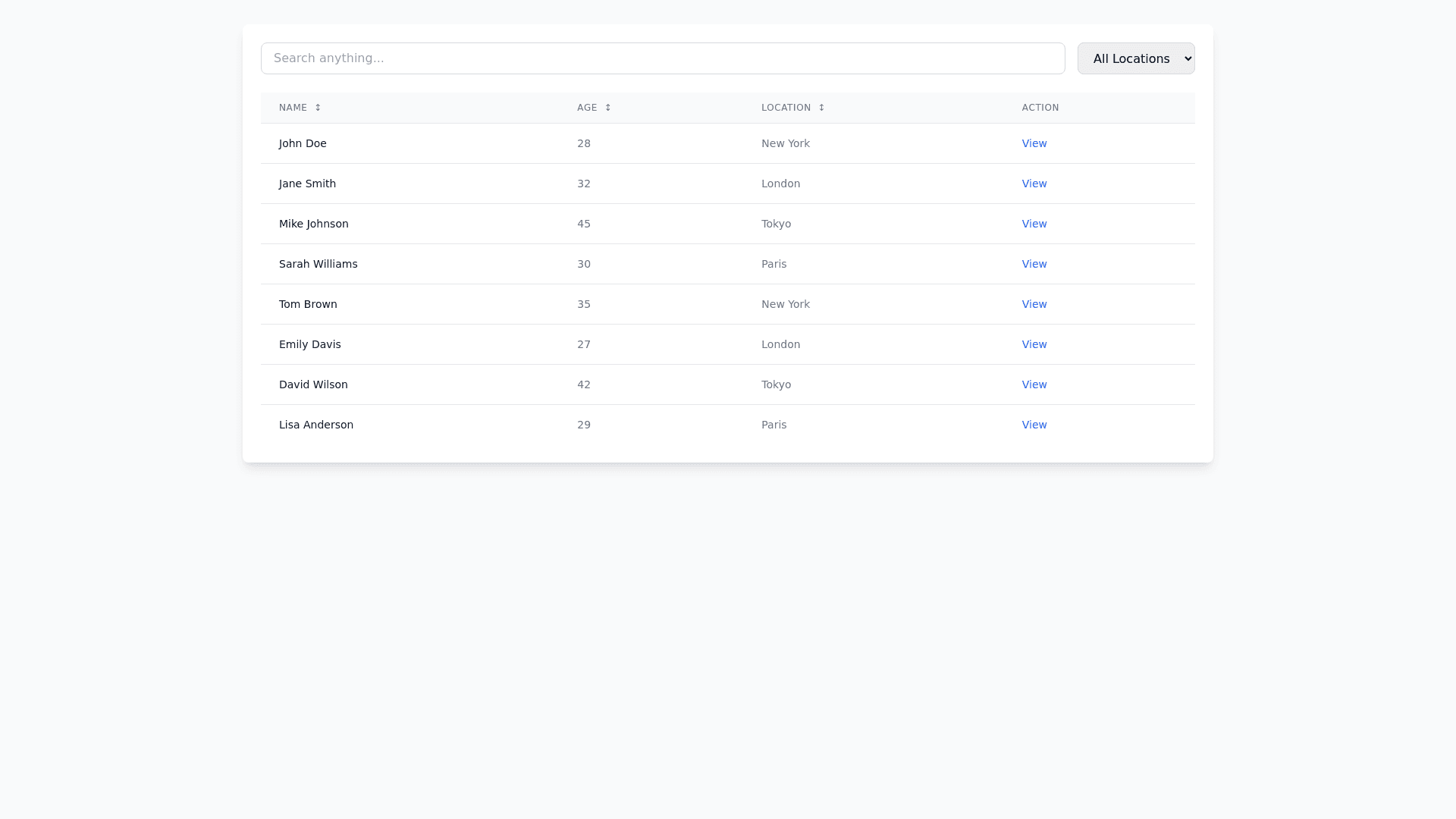 Component Preview
