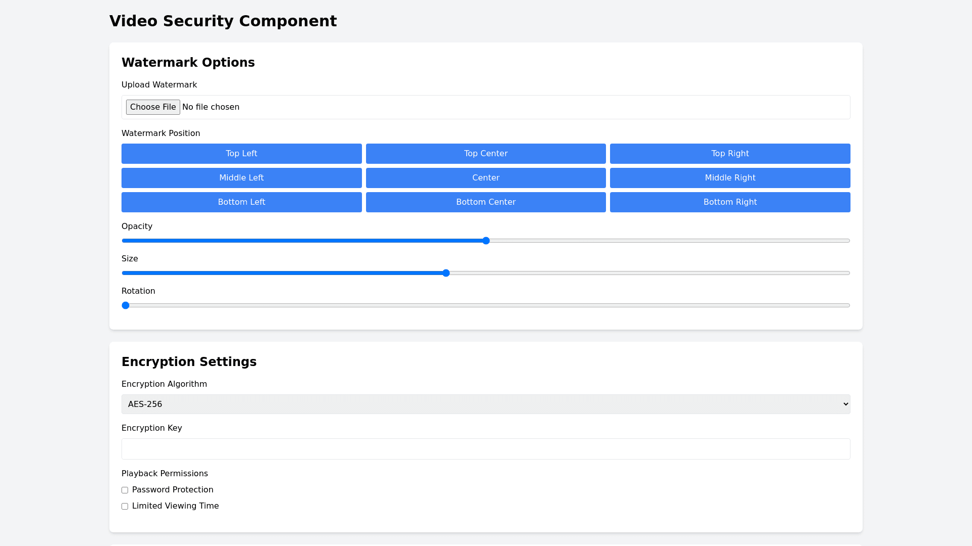 Component Preview