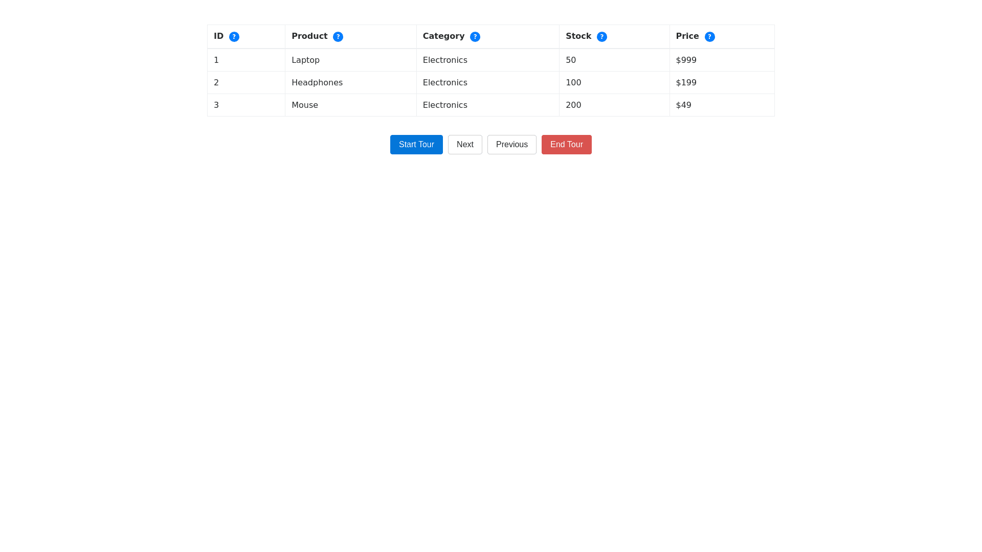 Component Preview