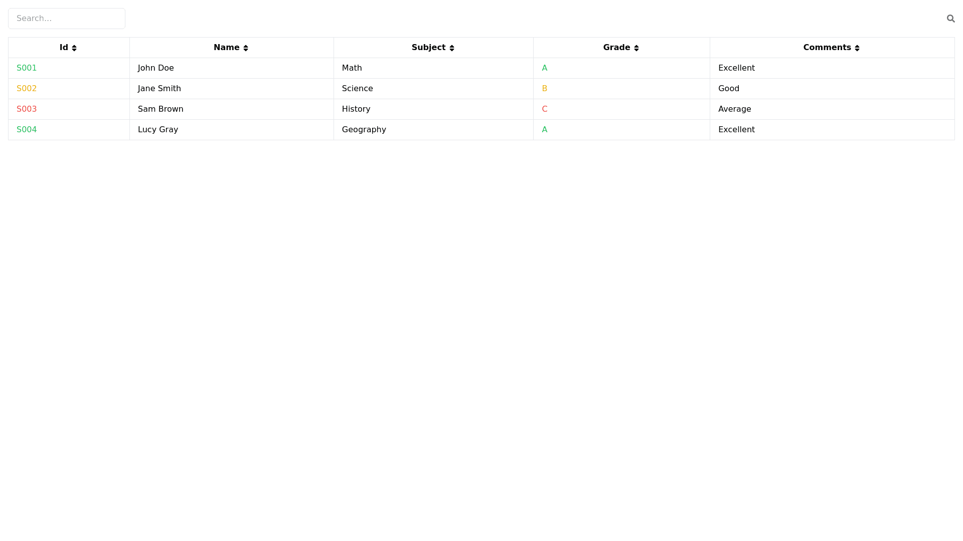 Component Preview