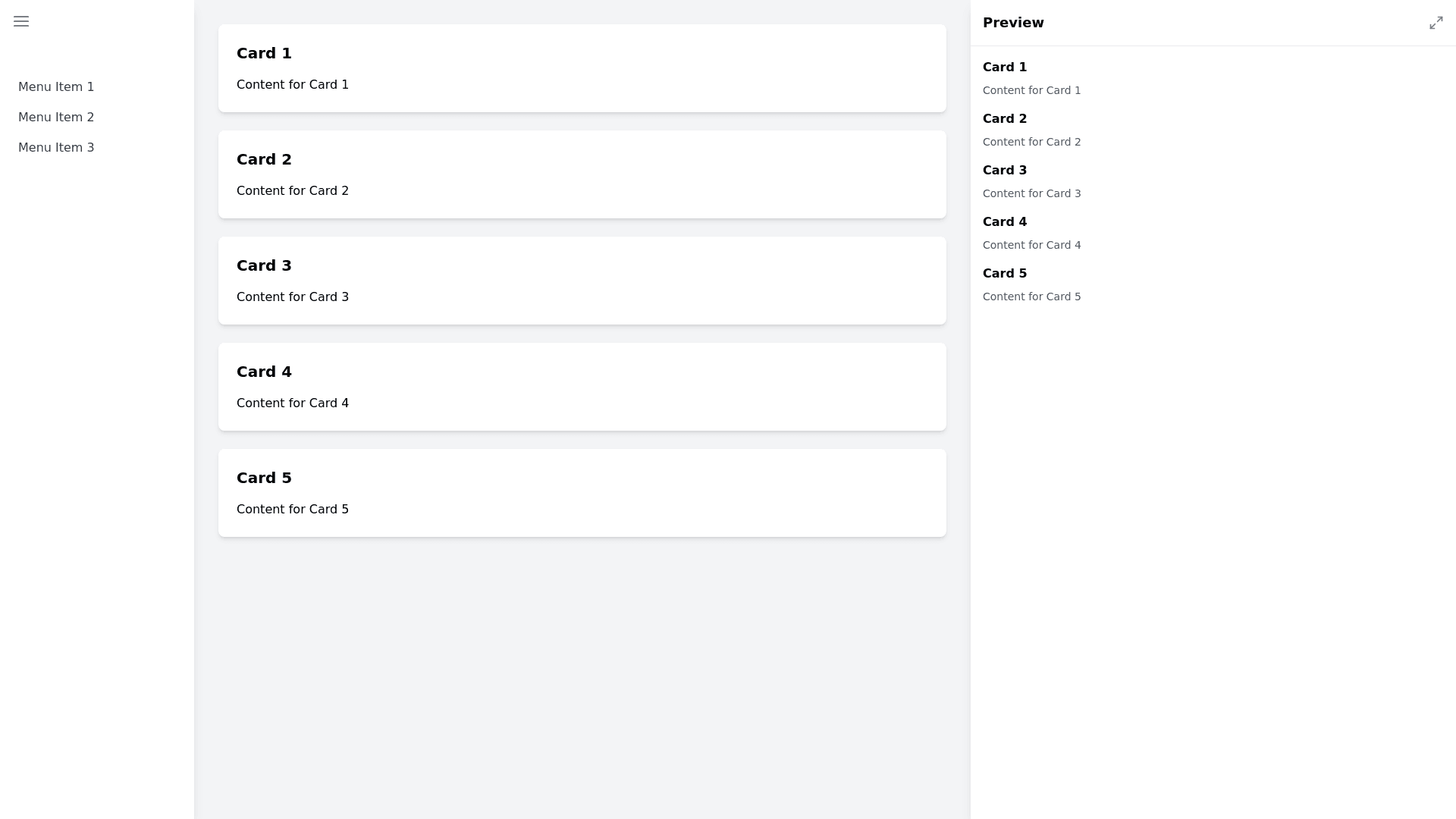 Component Preview