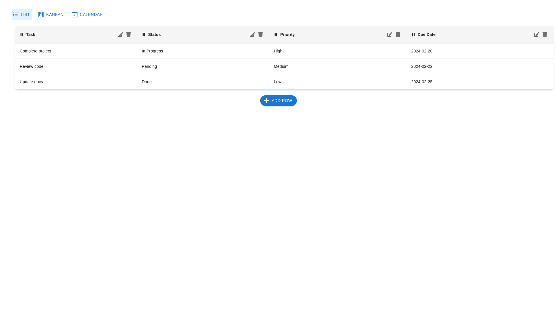 Component Preview