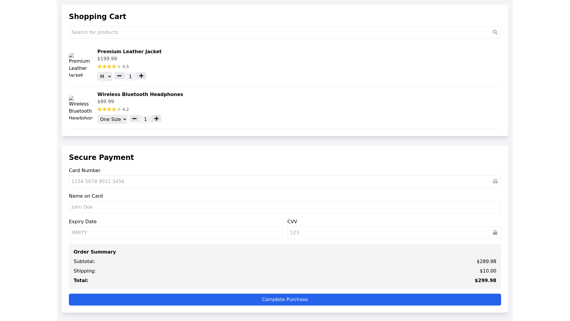 Component Preview