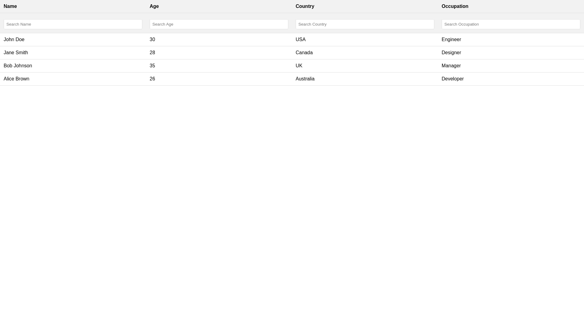 Component Preview