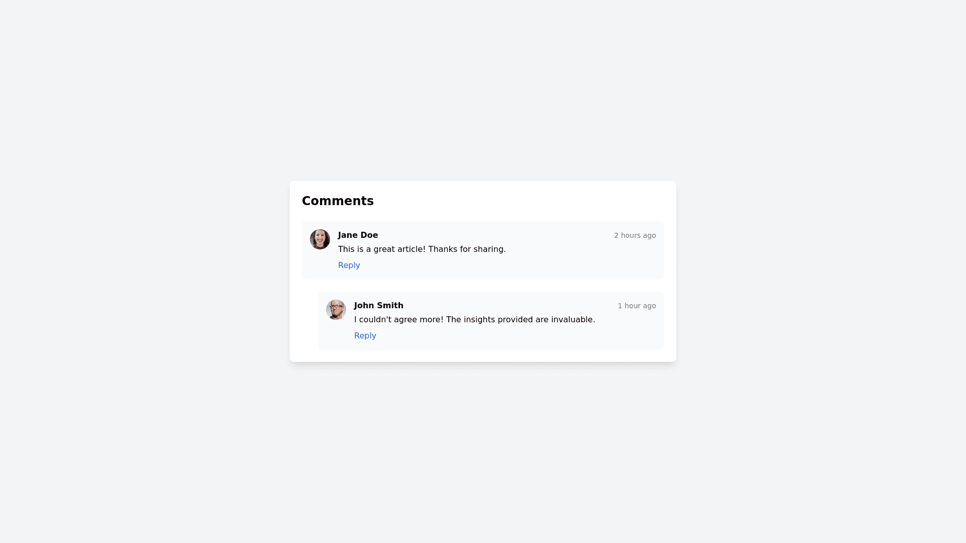 Component Preview