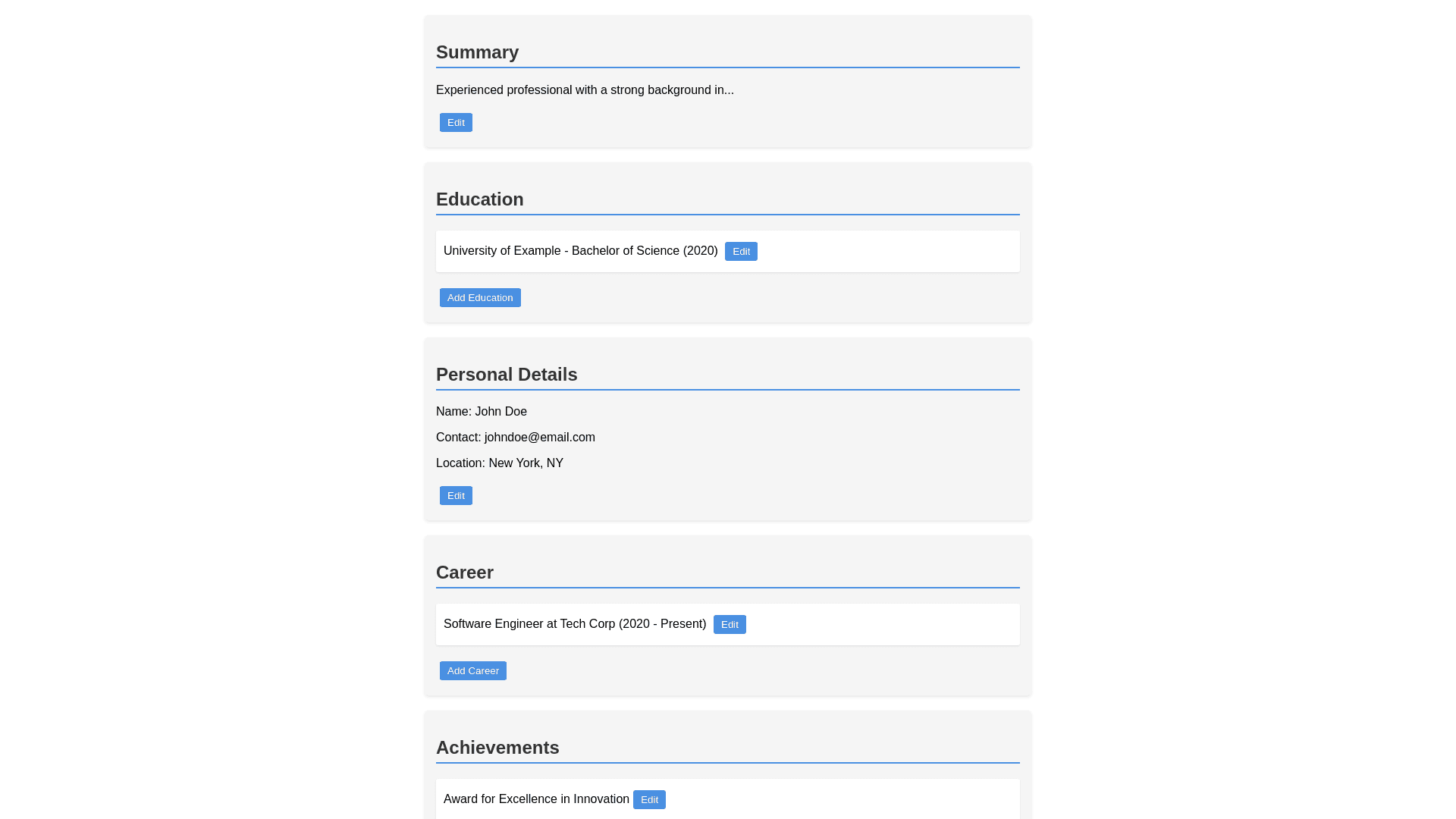 Component Preview