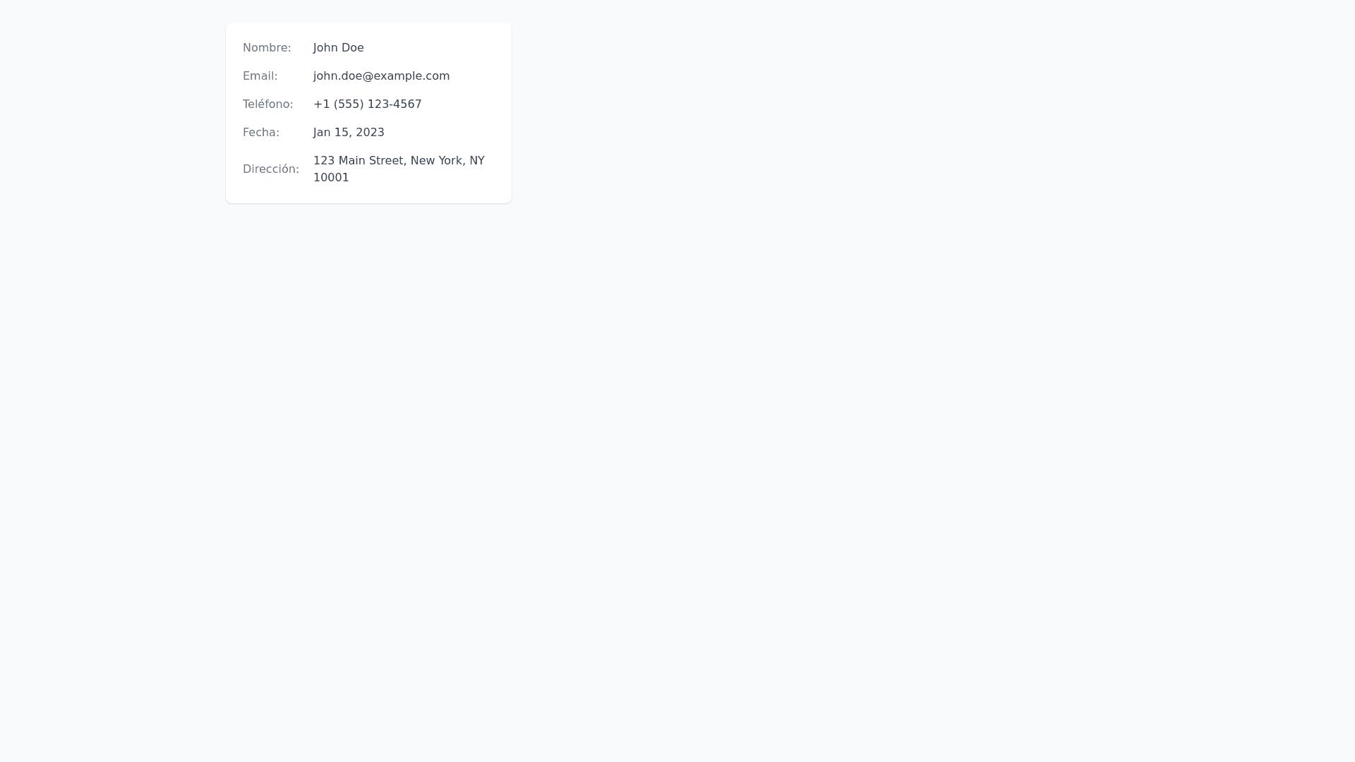 Component Preview