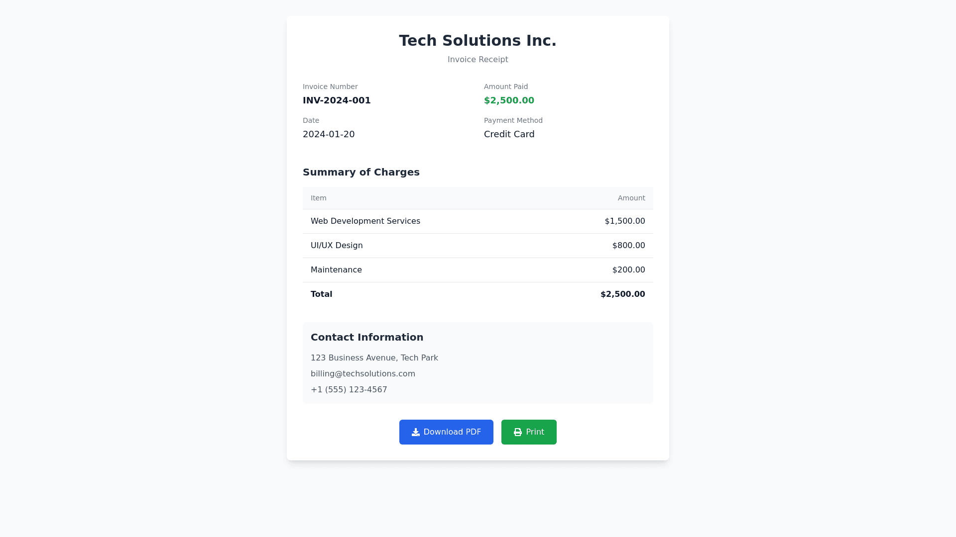 Component Preview
