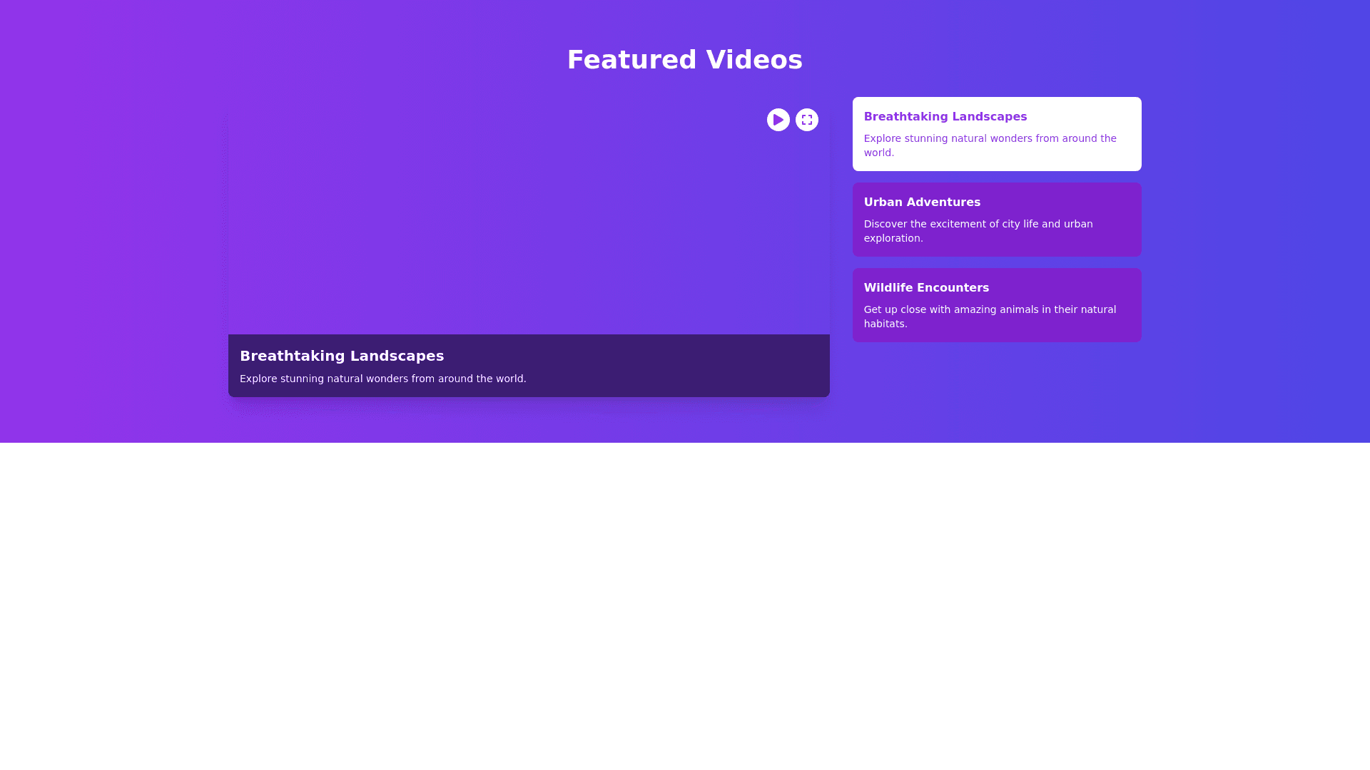Component Preview
