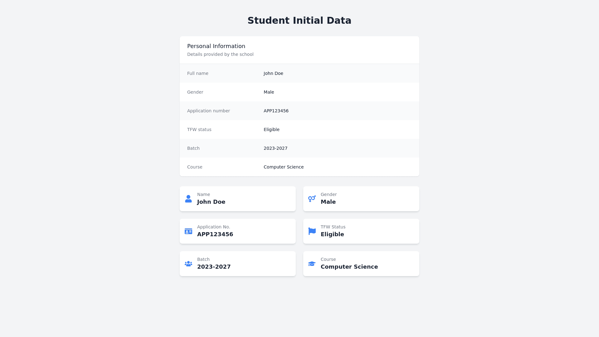 Component Preview