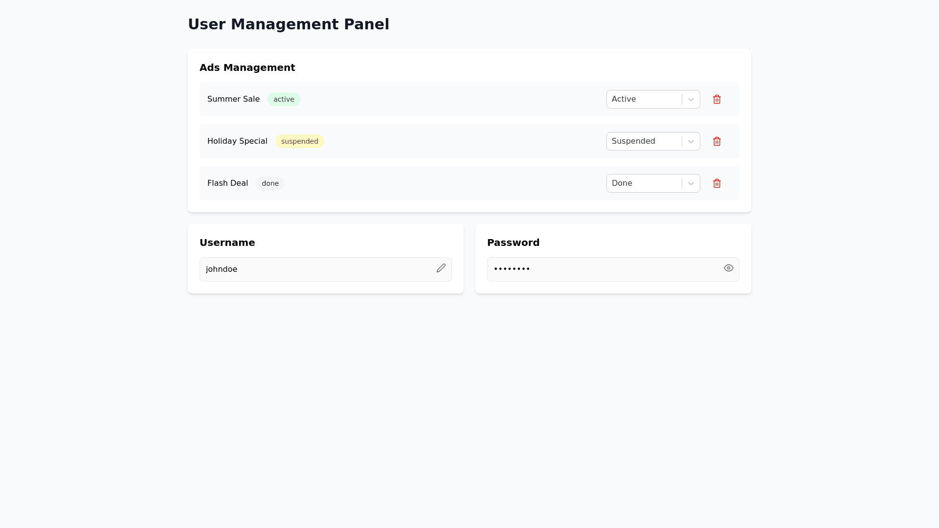 Component Preview