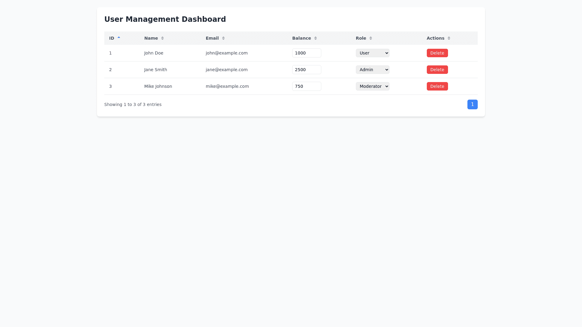 Component Preview