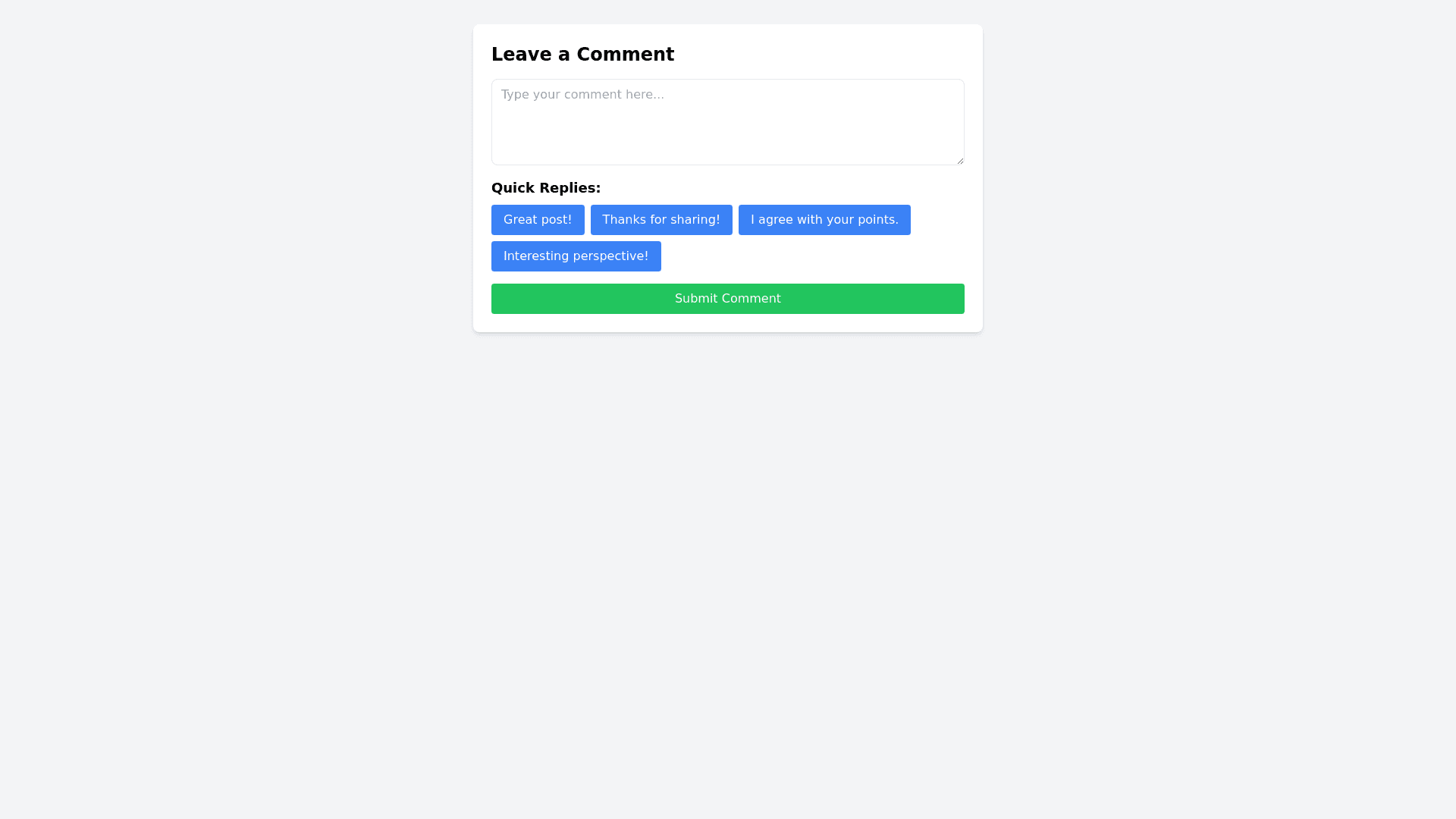 Component Preview