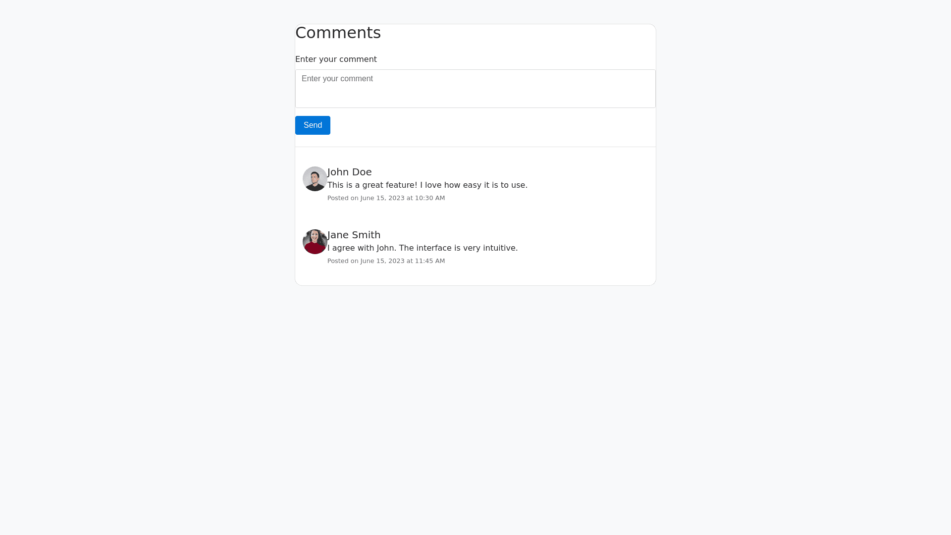 Component Preview