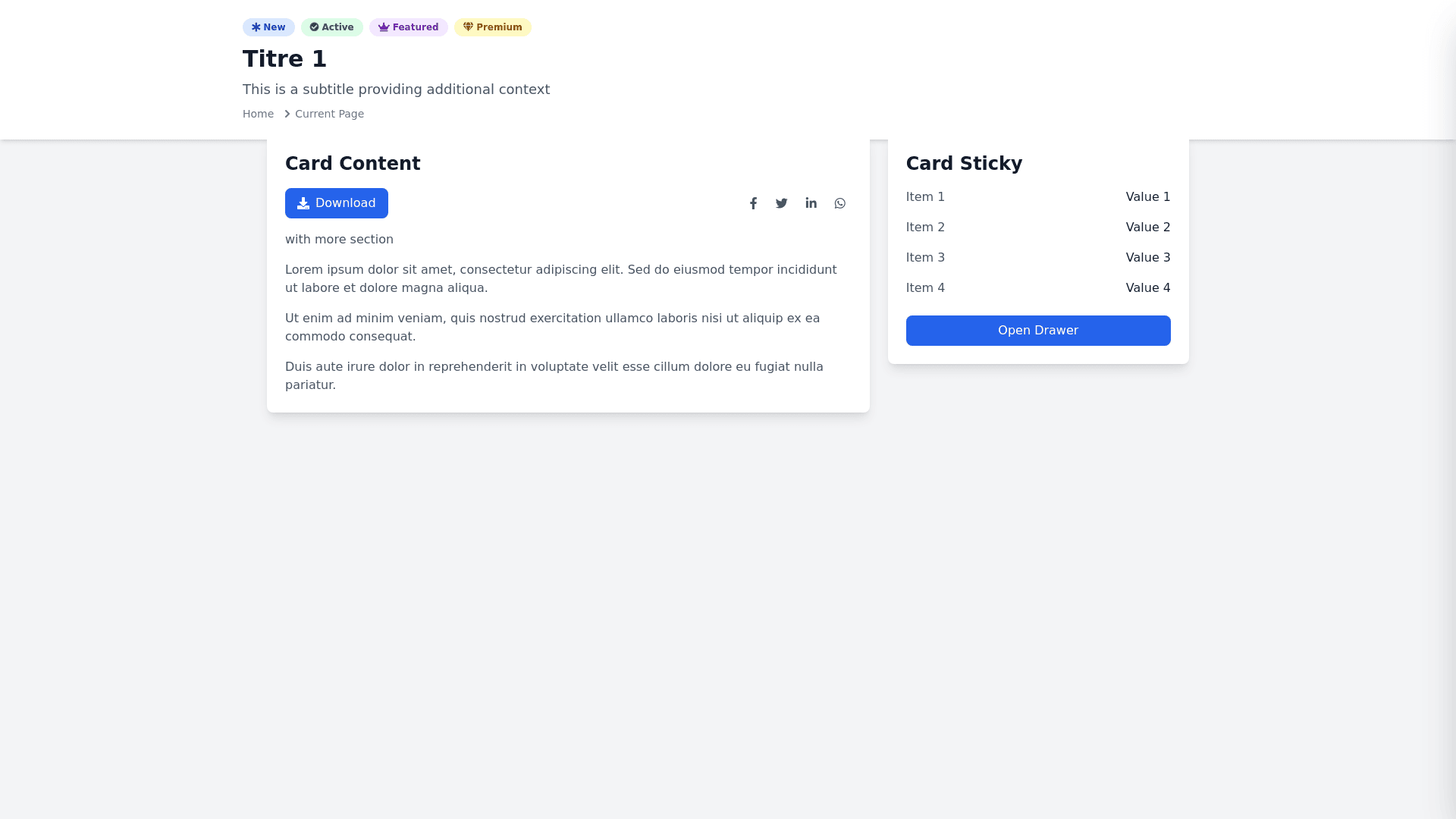 Component Preview