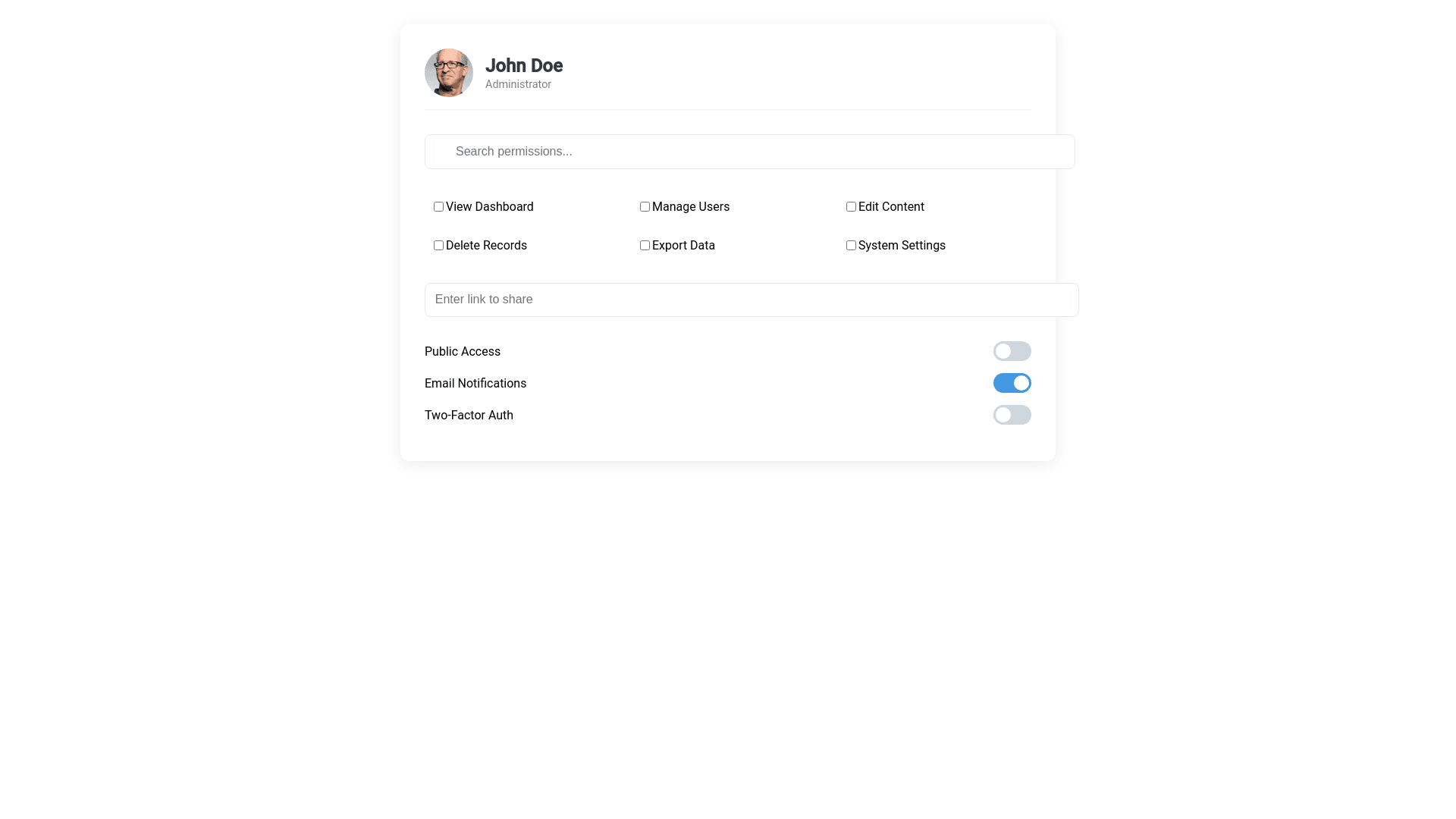 Component Preview
